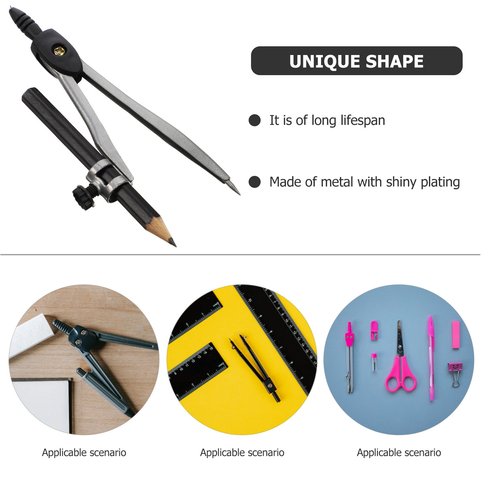 Professional Compass Metal Com - đánh giá và giá Math Geometry Set With Compass