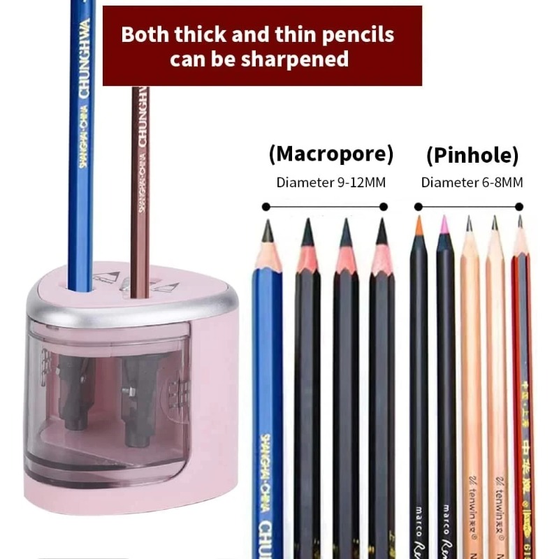 Upgraded Two-Hole Electric Pen - đánh giá và giá Electric Pencil Sharpener Usb